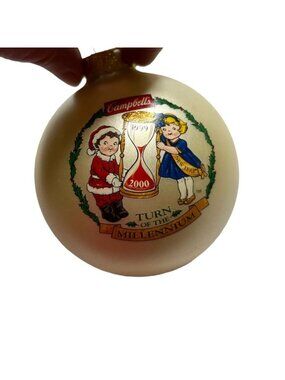 Campbells Kids Christmas Ornament 1999 Turn Of The Millennium In Box